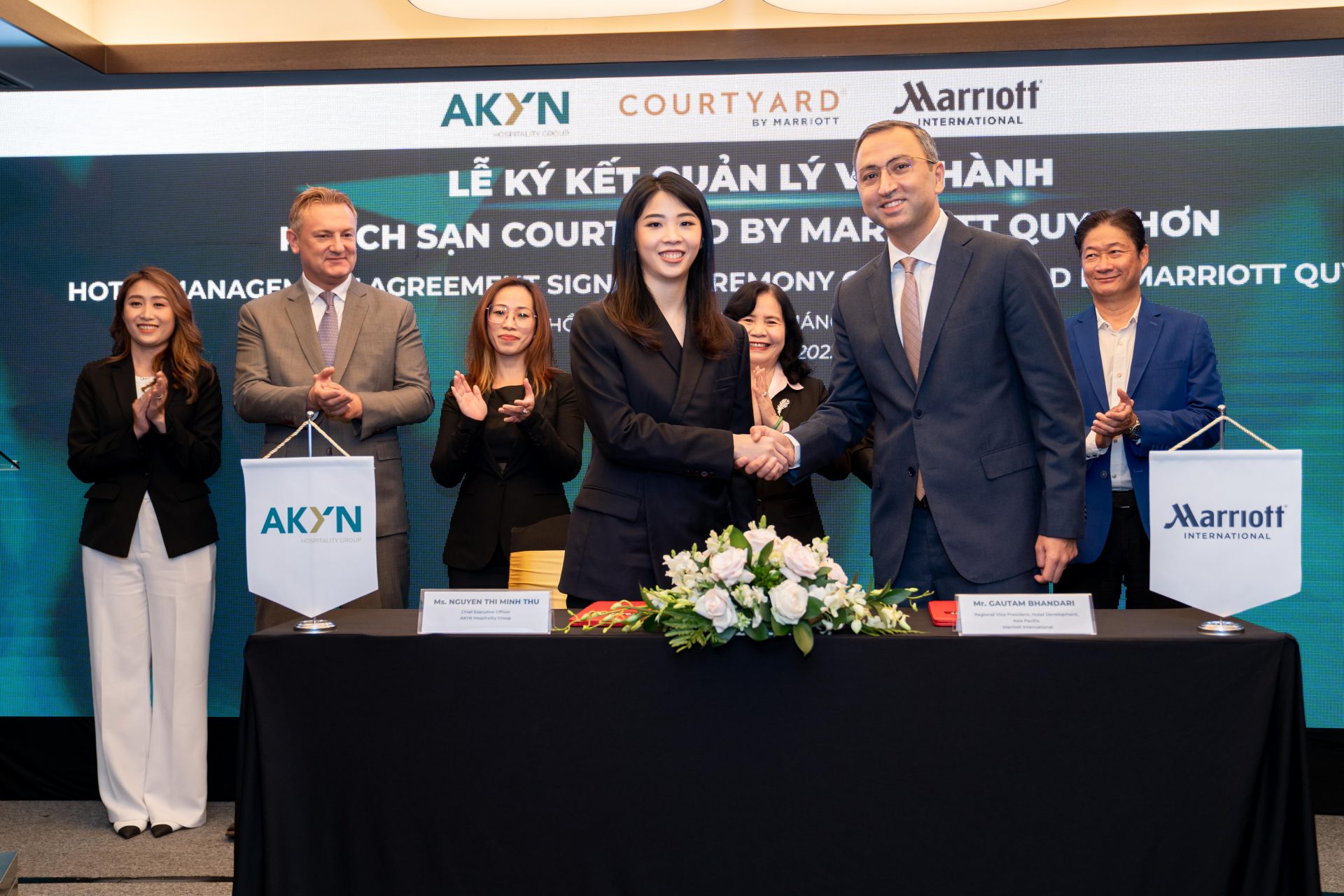 AKYN HOSPITALITY GROUP & MARRIOTT INTERNATIONAL SIGN AGREEMENT TO MANAGE AND OPERATE COURTYARD BY MARRIOTT QUY NHON